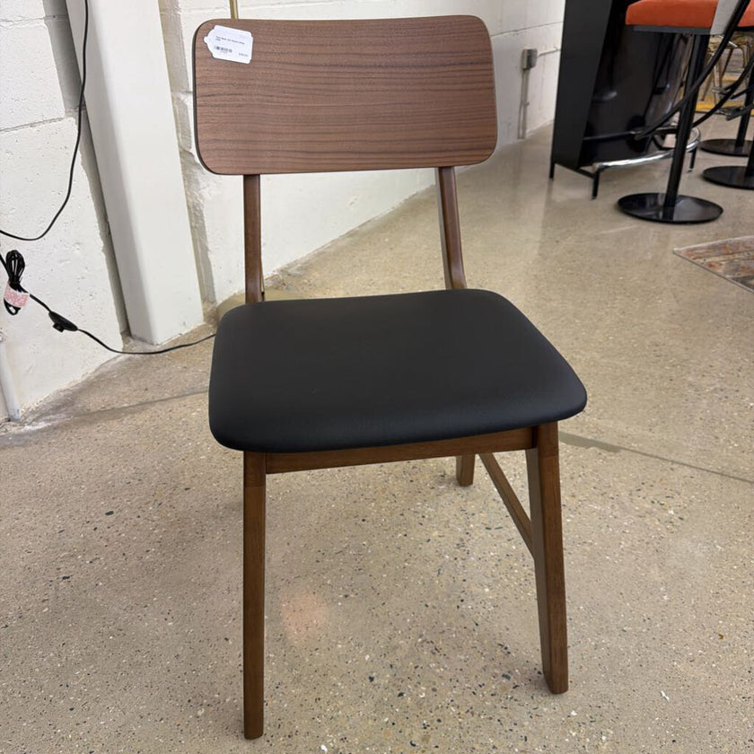 Theo Black and Walnut Dining Chair