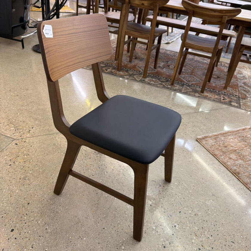Theo Black and Walnut Dining Chair