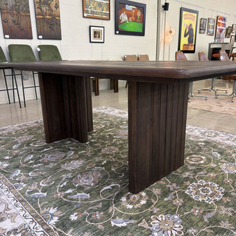Burnt Oak Dining Table