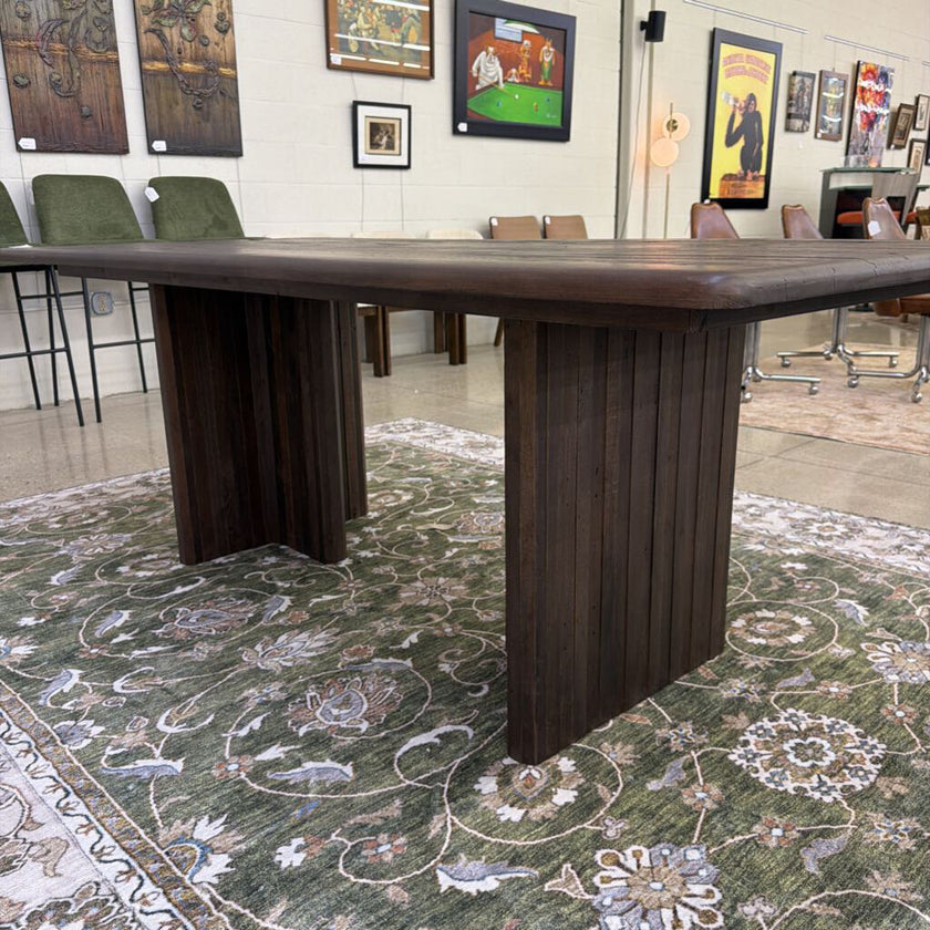 Burnt Oak Dining Table