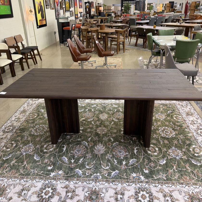 Burnt Oak Dining Table