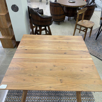 Natural MC Square Dining Table
