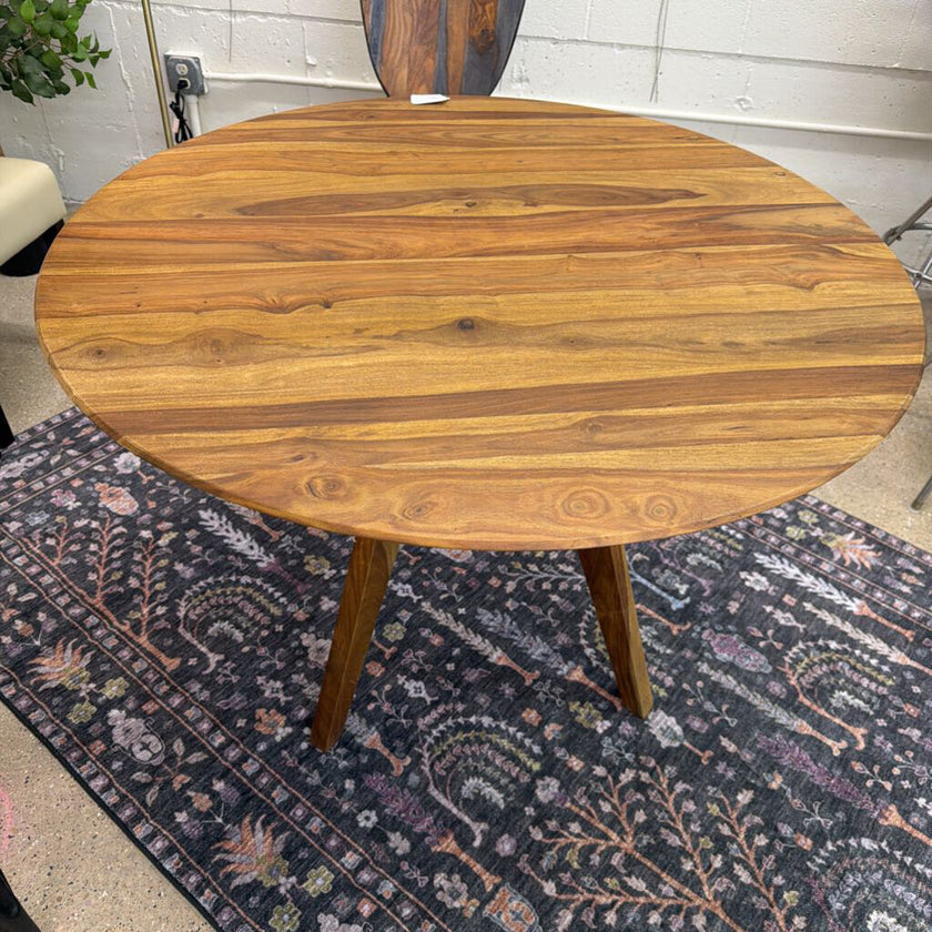 Natural Metro Round Dining Table