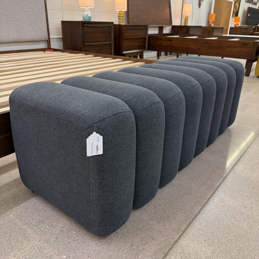 Charcoal Accent Bench