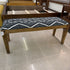Black and White Pattern Bench