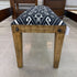 Black and White Pattern Bench