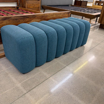 Peacock Blue Accent Bench