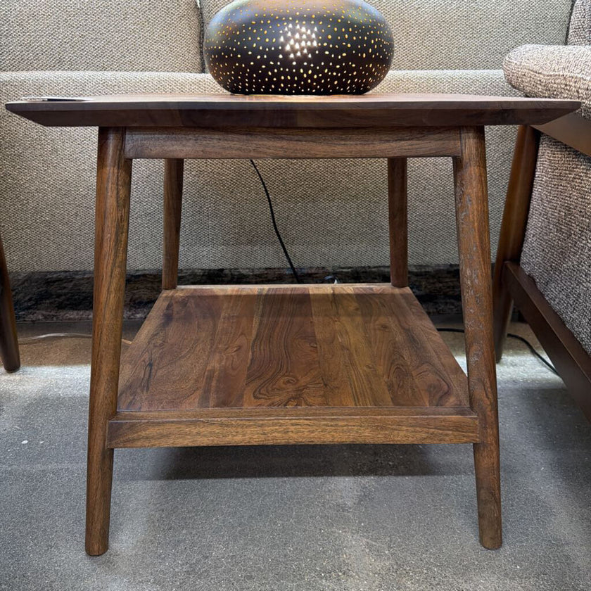 Dark Acacia End Table