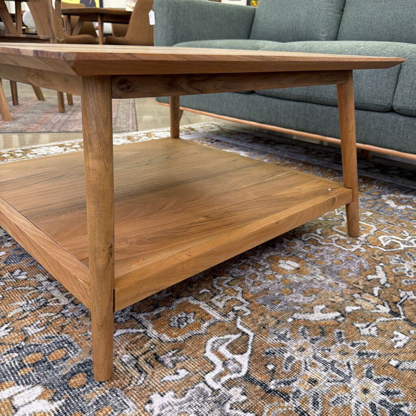 Natural Acacia Square Coffee Table