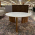 Marble Top Round Coffee Table