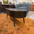 Houston Brown Oval Coffee Table with Drawer