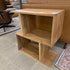 Natural Acacia 2 Cube Shelf