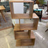 Natural Acacia 4 Cube Shelf