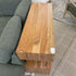 Natural Acacia Cube Console Table