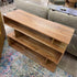 Natural Acacia Cube Console Table