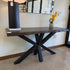 Eberhard Wood and Steel Console Table