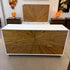 White Pattern Front Dresser