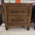 Bevel Framed Walnut Nightstand
