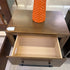 Bevel Framed Walnut Nightstand