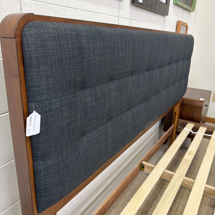 MC Walnut Queen Bed Frame