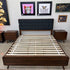 MC Walnut Queen Bed Frame