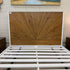 White Pattern Front Queen Bed