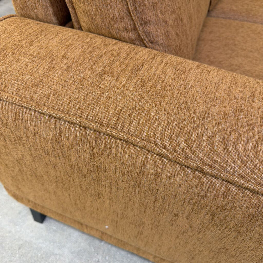 Orange Mod Loveseat
