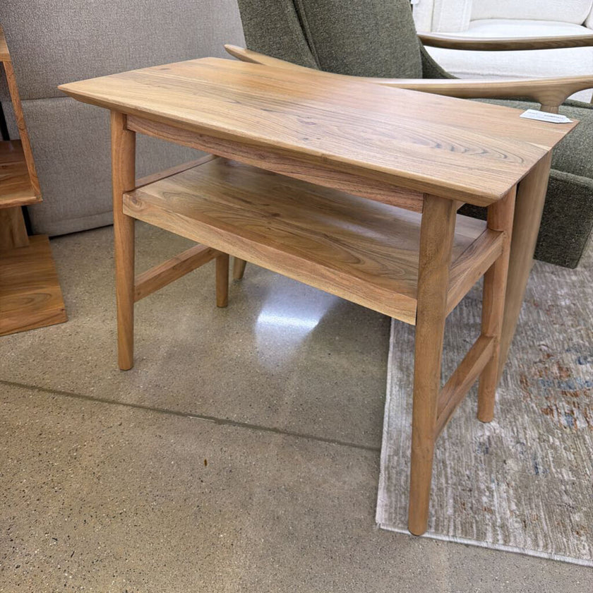Natural Acacia Recliner Table