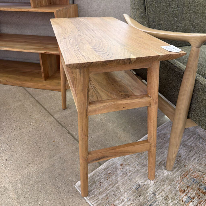 Natural Acacia Recliner Table