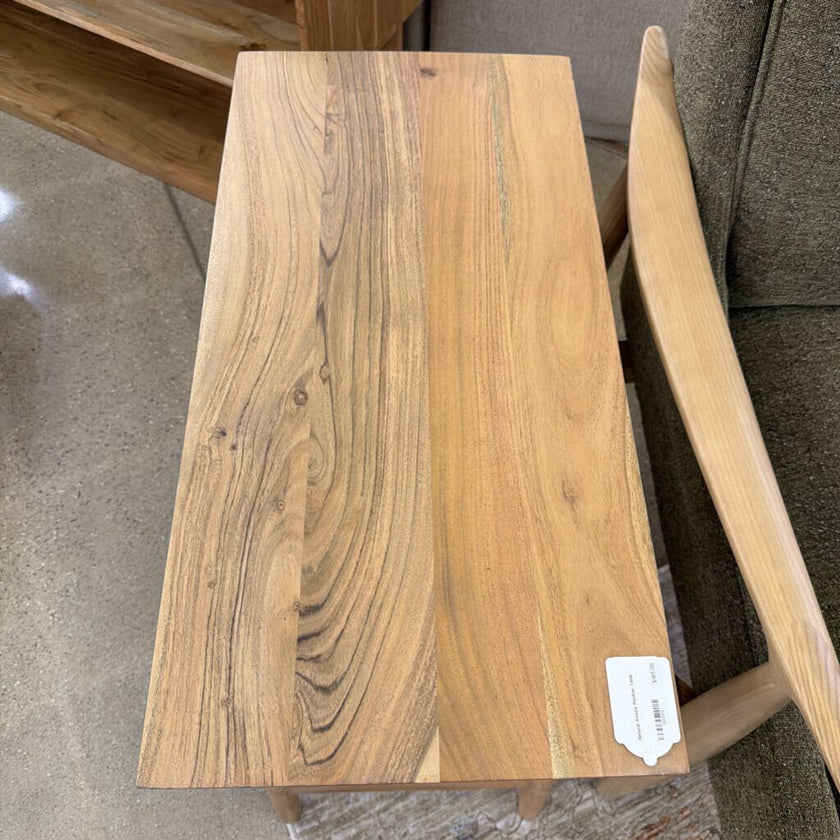 Natural Acacia Recliner Table