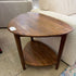 Mod 2-tier Walnut End Table