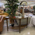 Half Moon Mango Wood Console Table