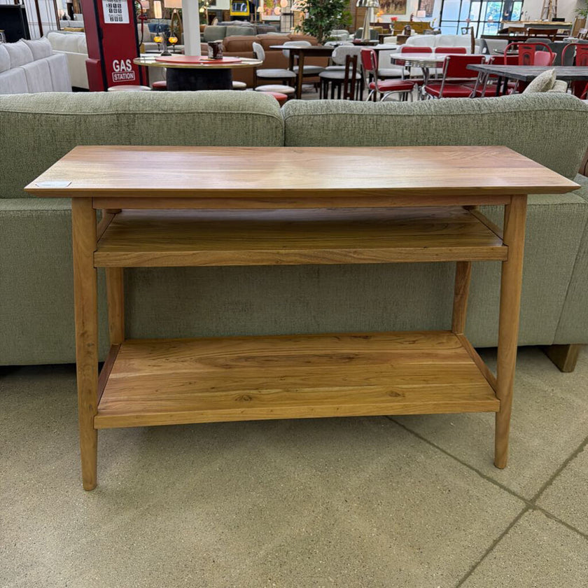 Natural Acacia Console Table