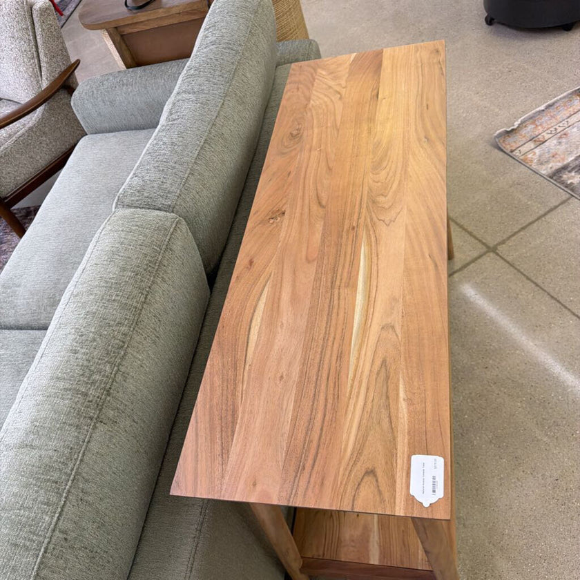 Natural Acacia Console Table