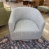 Blue Gray Swivel Chair