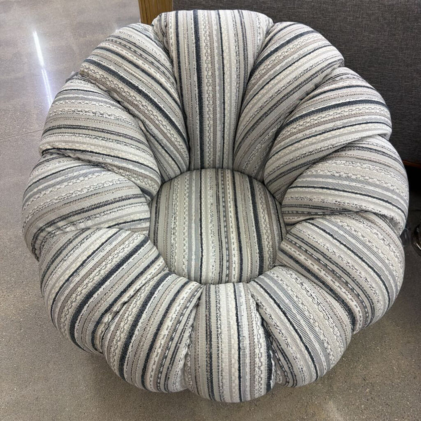 Striped Swivel Chair