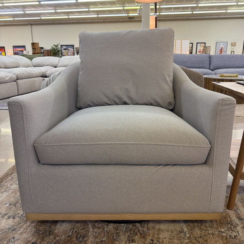 Dove Grey Swivel Chair