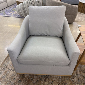 Dove Grey Swivel Chair