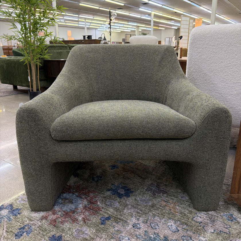 Olive Retro Mod Chair