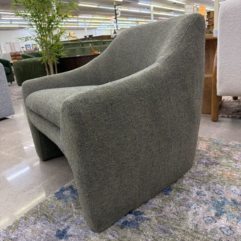 Olive Retro Mod Chair