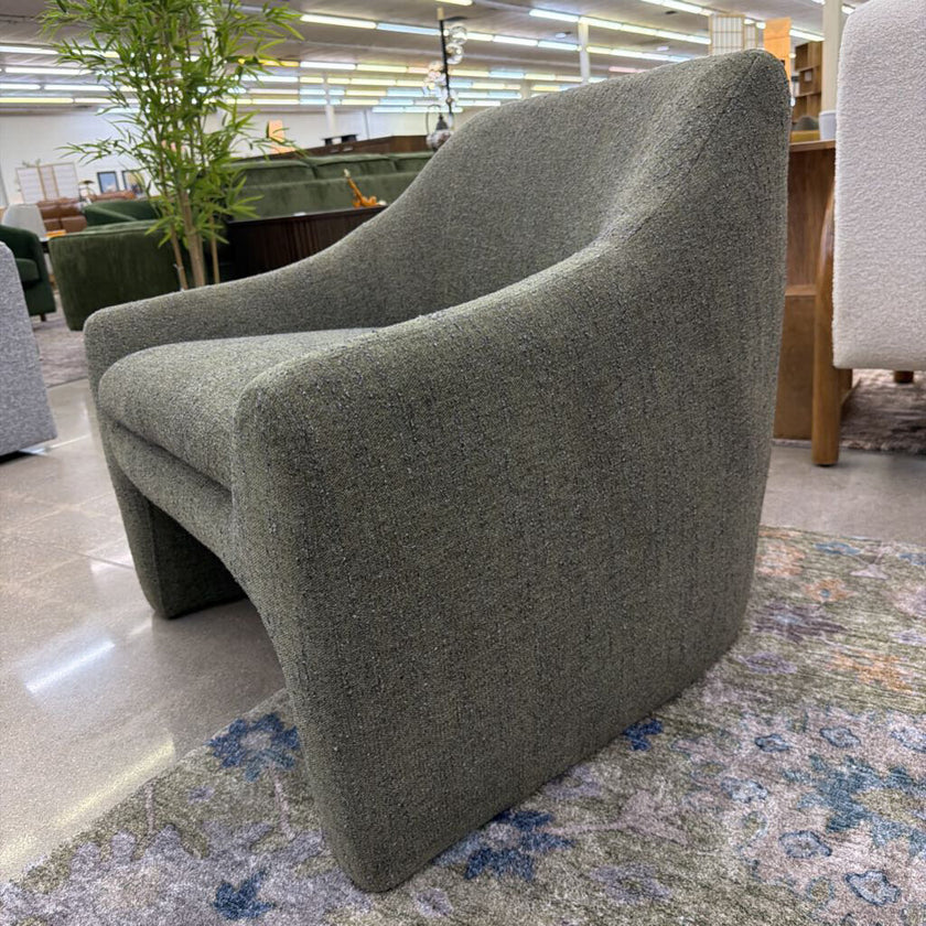Olive Retro Mod Chair