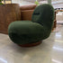 Olive Moss Swivel Lounge Chair