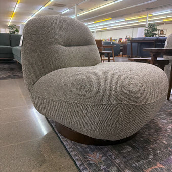 Olive Moss Swivel Lounge Chair