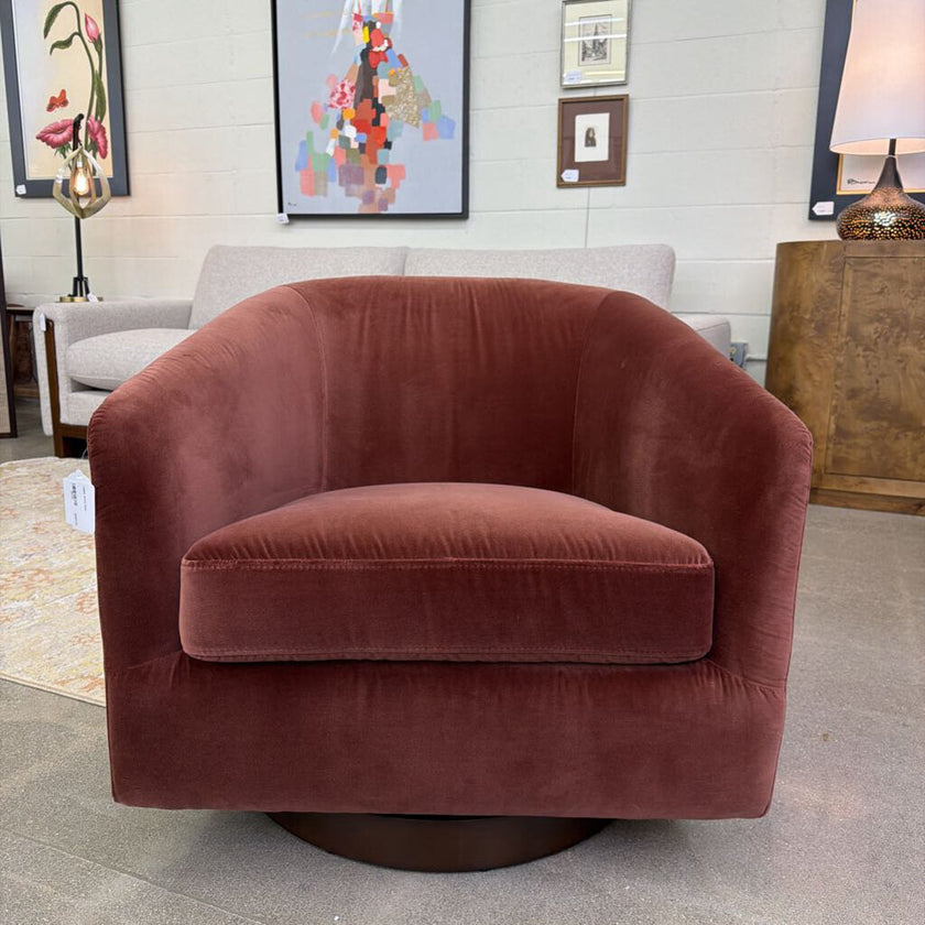 Copper Swivel Chair