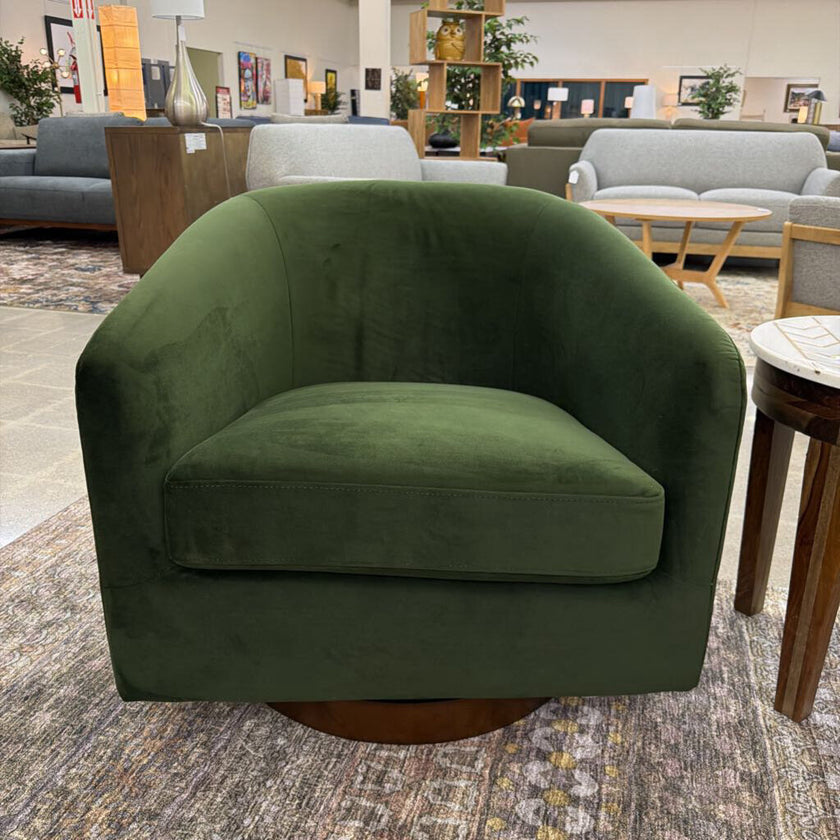 Moss Green Swivel Chair