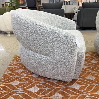 Shadow Grey Swivel Arm Chair