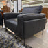Charcoal Leather Chair