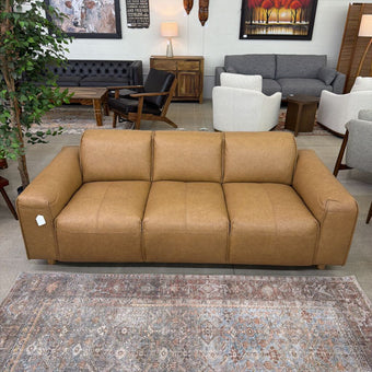 Premium Sienna Leather Sofa