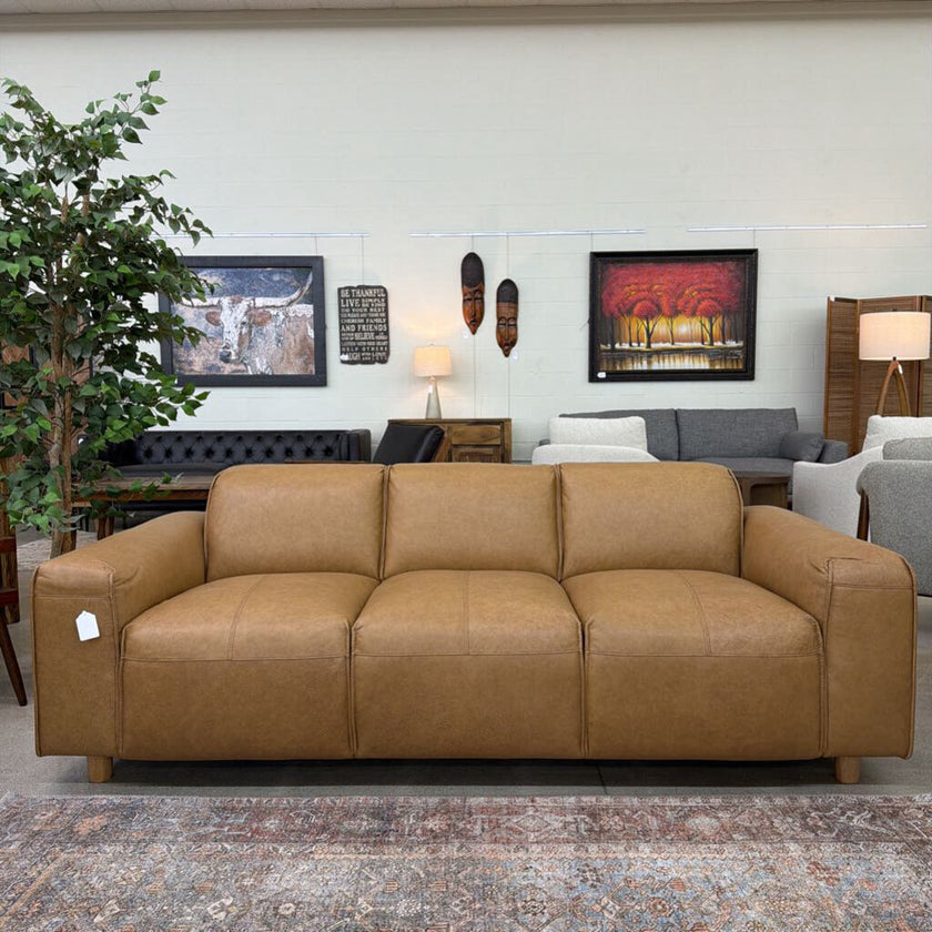 Premium Sienna Leather Sofa