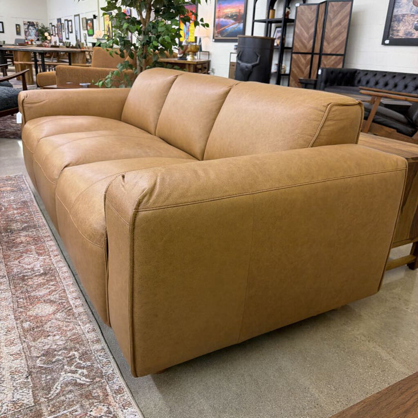 Premium Sienna Leather Sofa